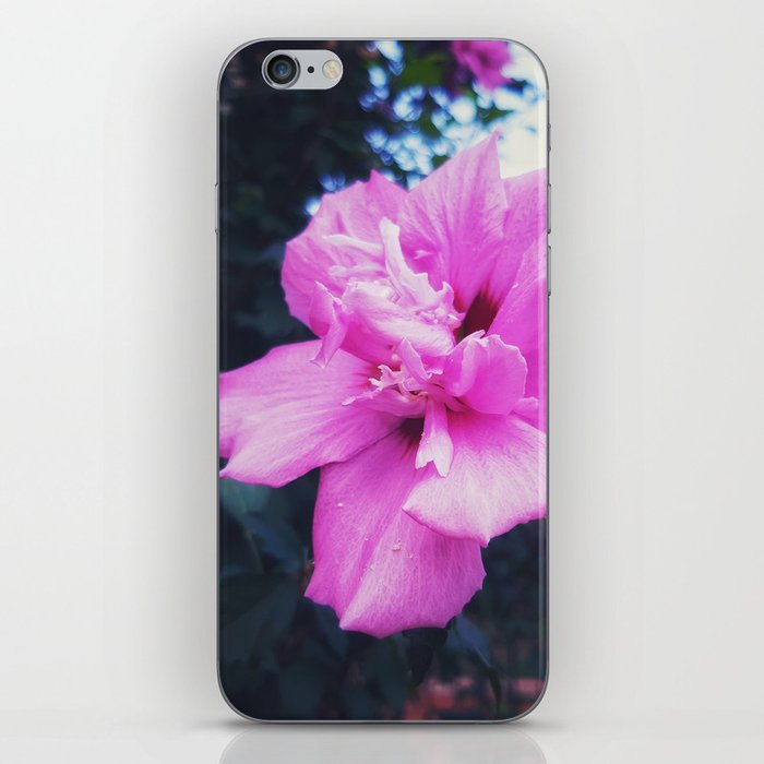 Flower pink tropical iPhone Skin