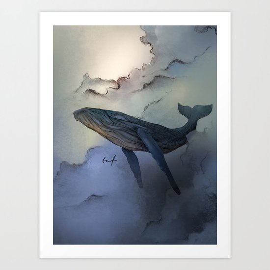 Take a deep breath Art Print
