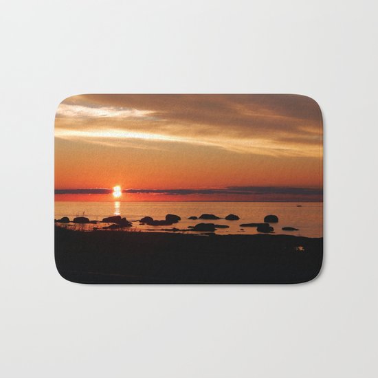 Cruising into the Sunset Bath Mat