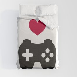 Heart Gaming Duvet Cover