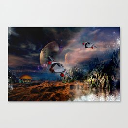 Planetary Encounter Canvas Print
