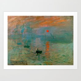 Impression Sunrise by Claude Monet Art Print
