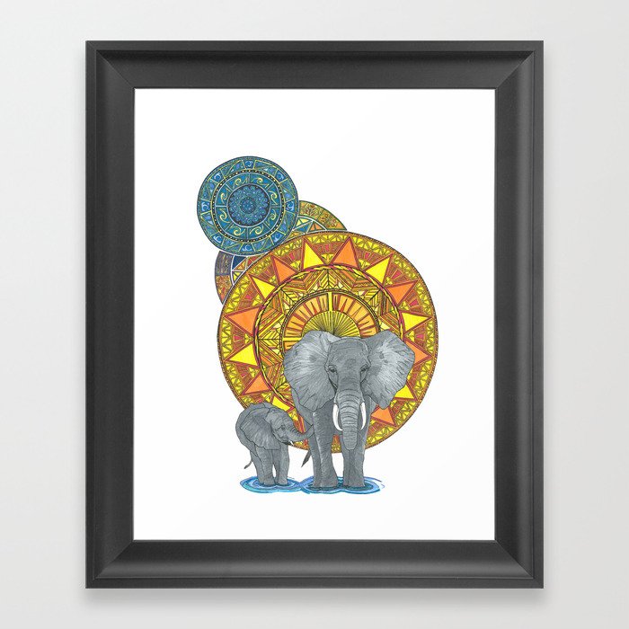 Elephant Majestic Framed Art Print