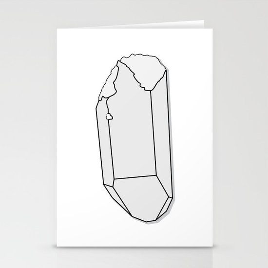 Clear Quartz Stationery Cards
