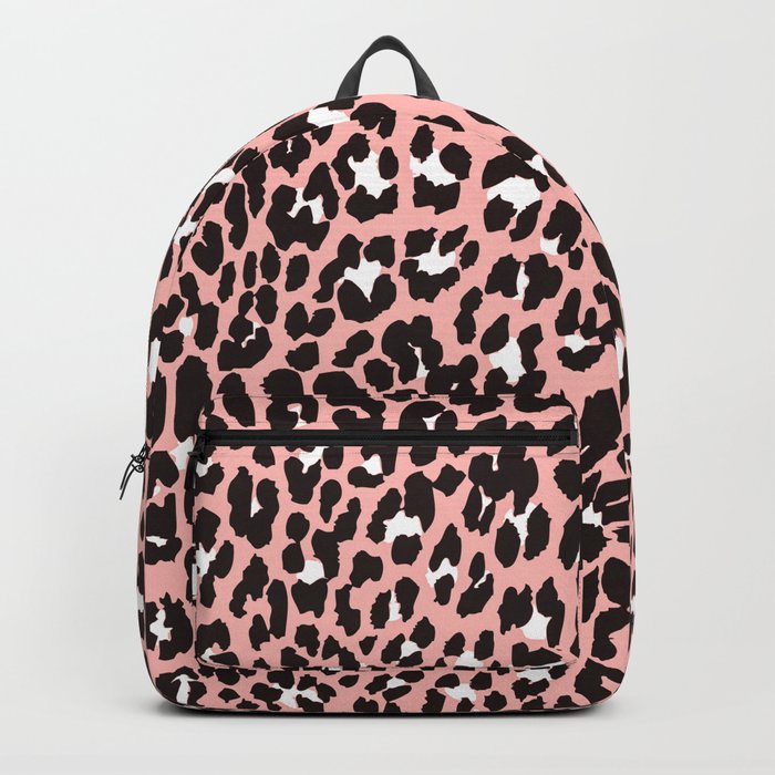 pink cheetah print backpack
