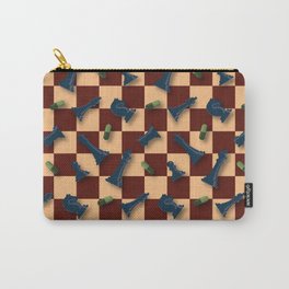 Checkmate Pattern Carry-All Pouch