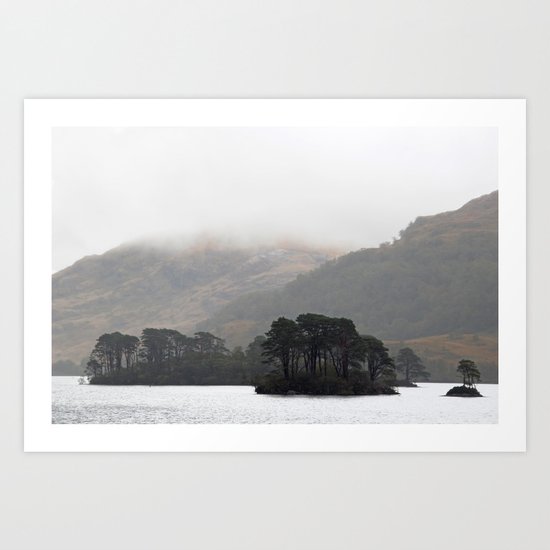The pull of the land Art Print