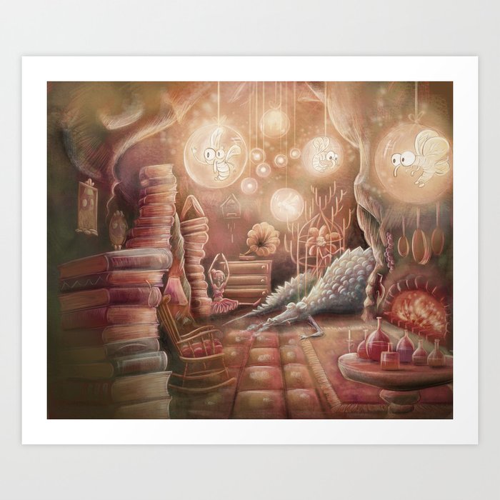 The Witch's Lair Art Print