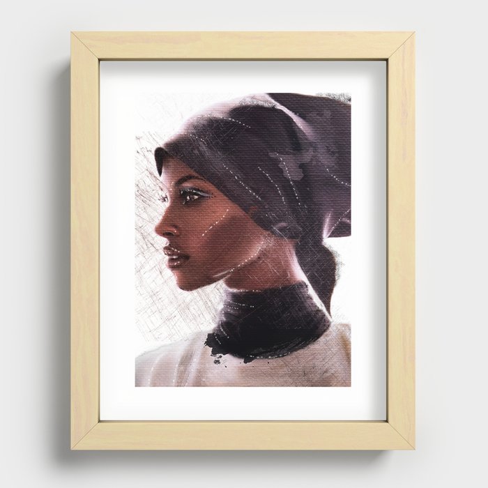 Jasmine Warsame Recessed Framed Print