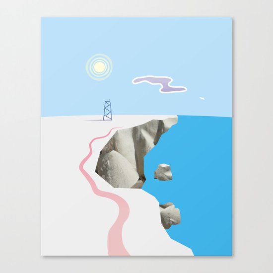 White Silence Canvas Print