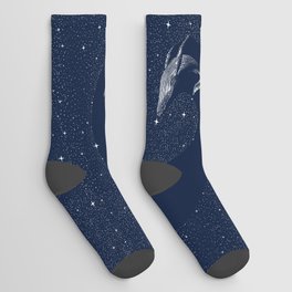 starry whale Socks