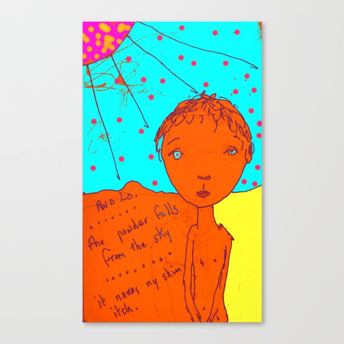 Itch in Colour Canvas Print
