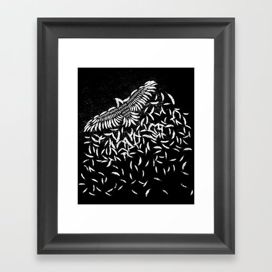 Of a feather Framed Art Print