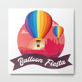 Hot Air Balloon Design For Albuquerque International Balloon Fiesta Metal Print | 2021, Airballoon, Balloonlovers, Abq, Albuquerque, Octoberballoon, Newmexico, Internationalevent, Hotairballoon, Balloonfiesta 