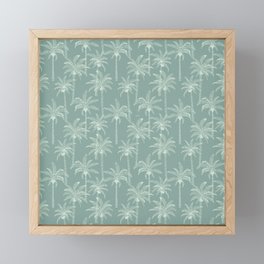 Palm Trees - Sage Framed Mini Art Print