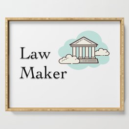 Law Maker Serving Tray