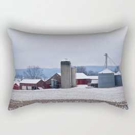Winter's Farm Rectangular Pillow