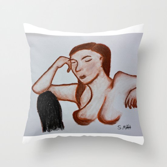 The Black Chair Throw Pillow