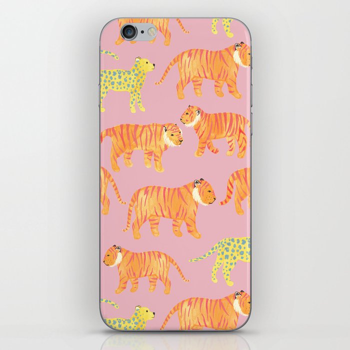 Pink Tigers iPhone Skin