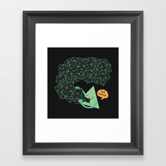 trigoNOMNOMNOMetry Framed Art Print