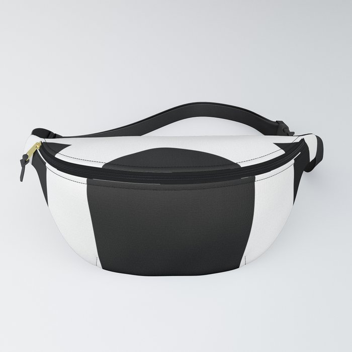 Black and white modern art Fanny Pack