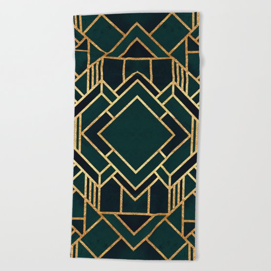 Art Deco 2 Beach Towel