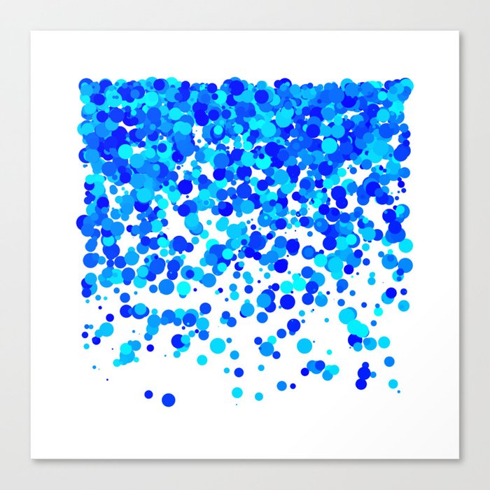 #800 bubbles Canvas Print