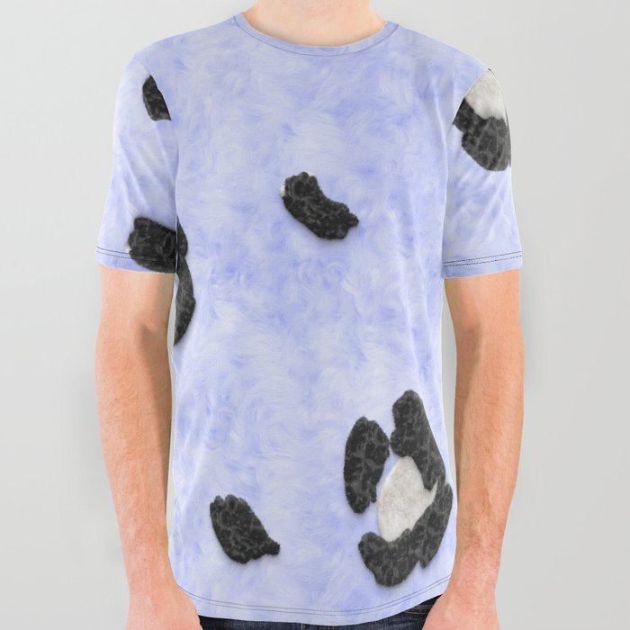 Leopard Skin Spots in Retro Hippie Style (xii 2021) All Over Graphic Tee