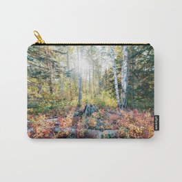 Minnesota North Shore Forest in Fall | Autumn Nature Photography Carry-All Pouch