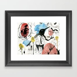 Memories Swell with Vodka in hand Framed Art Print