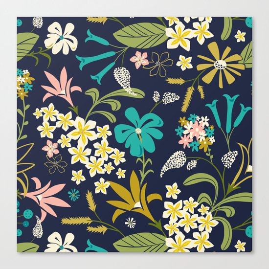 Bella Midnight Canvas Print