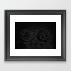 A Pair of Roses in Black