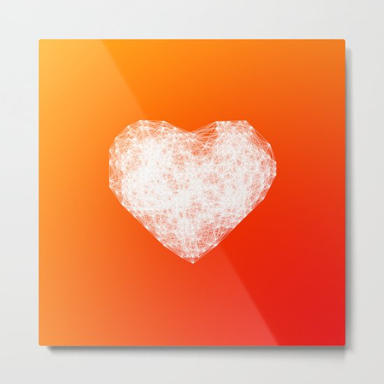 heart Metal Print