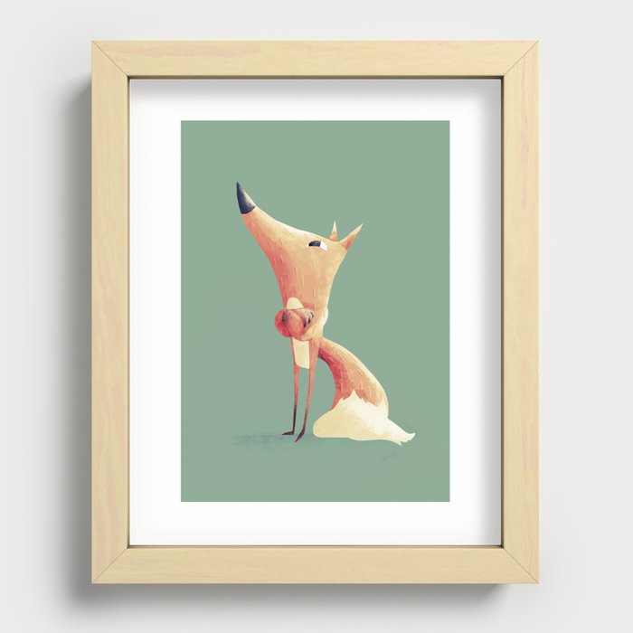 Freddie the Fox Recessed Framed Print