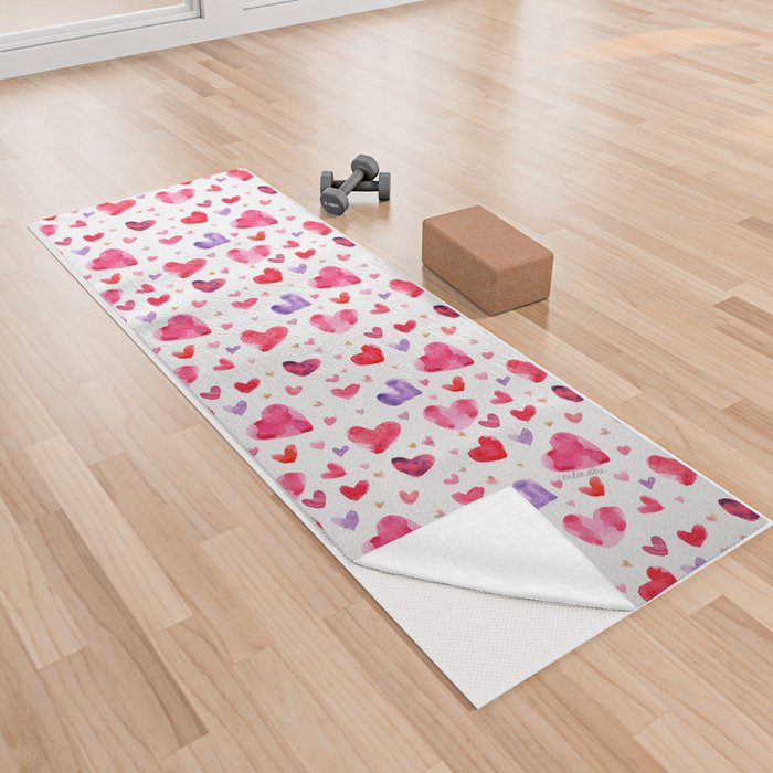 Heartburst Yoga Towel