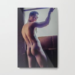 Overrated Reality Metal Print | Nude, Stahfysh, Digital, Photo, Thai, Silhouette, Naked, Malemodel, Physique, Asian 