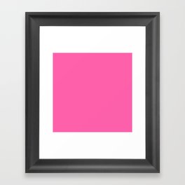 Hot Pink Framed Art Print