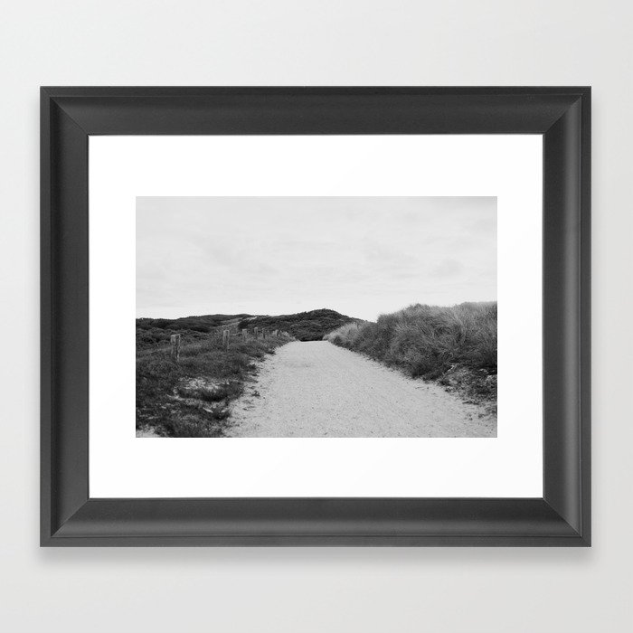 Dunes route  Framed Art Print