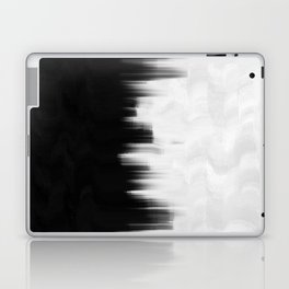 Modern Abstract Black and White No7 Laptop Skin