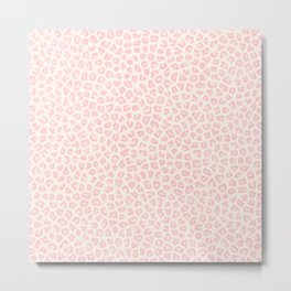 Modern ivory blush pink girly cheetah animal print pattern Metal Print | Animalprint, Blushpink, Hipster, Girly, Elegantivory, Girlypink, Cheetahprint, Fashion, Animalpattern, Pastelcolor 