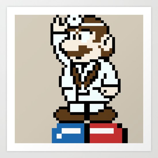 Dr.Mario Art Print