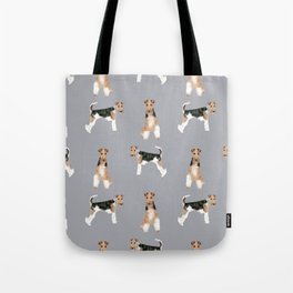 Wire Fox Terrier dog breed pure breed dog lover gifts Tote Bag