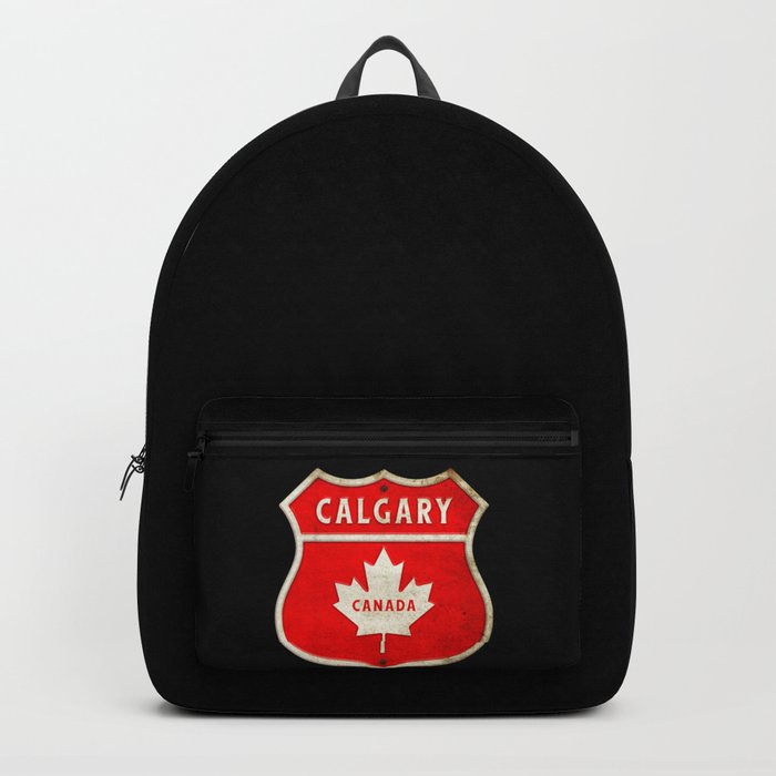 Calgary Canada Coat of Arms Flag Design Backpack