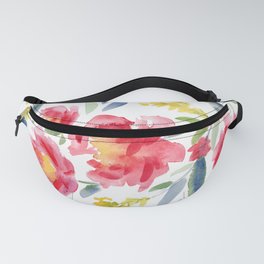 Floral Watercolor Fanny Pack