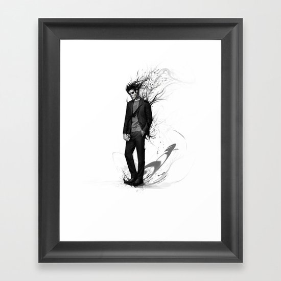 waiting for my valentine Framed Art Print