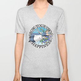 Grow Your Own Happiness with Empress of Dirt Unisex V-Neck