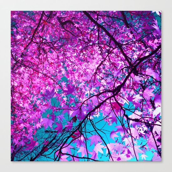 violet tree IV Canvas Print