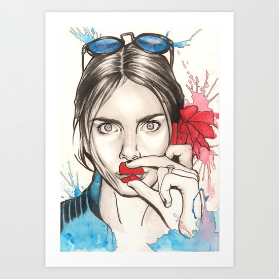NOTHING Art Print