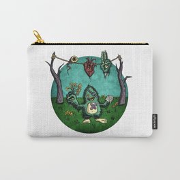 Monster Love Carry-All Pouch | Monster, Eye, Drawing, Love, Digital, Heart, Signlanguage, Iloveyou, Vallentine 