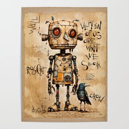 Robot and Crow What We Seem Poster